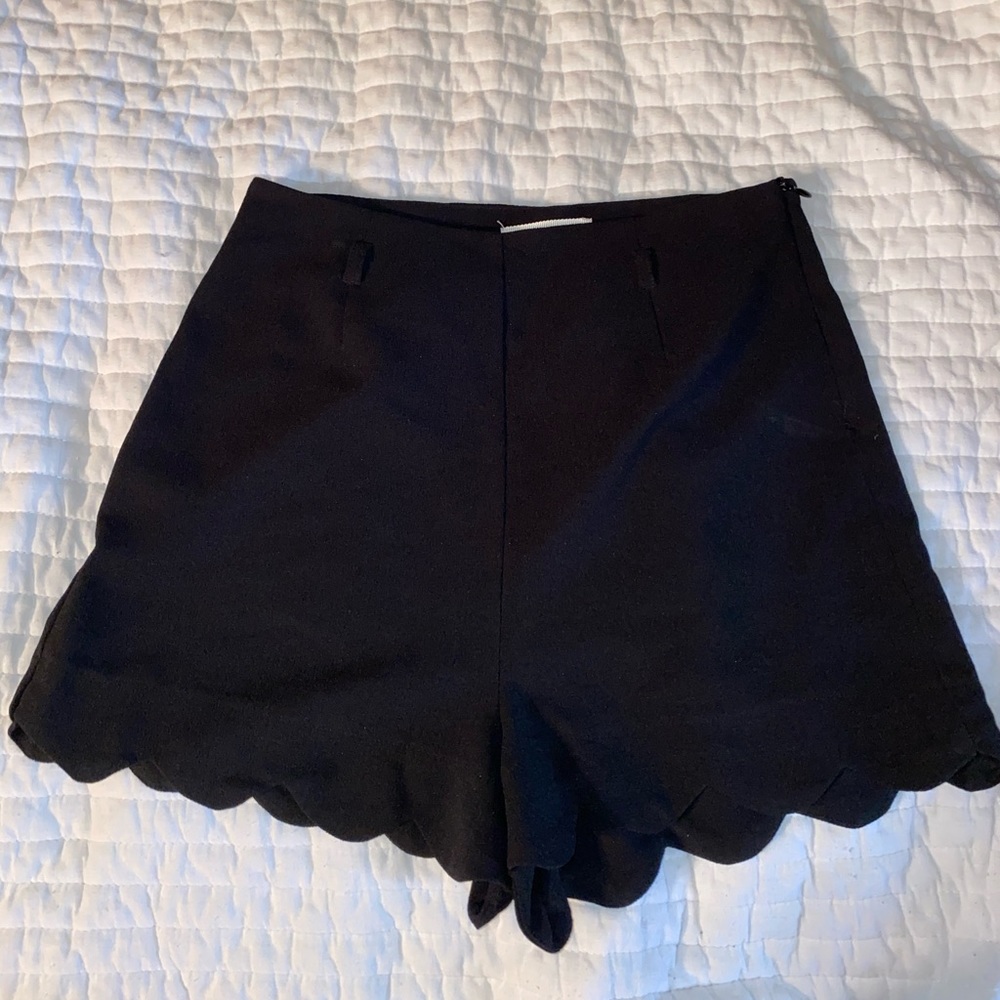 Black dress shorts